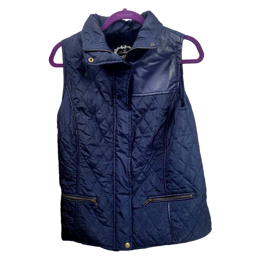 Ambiance Women's Lined Winter Vest Size L‎